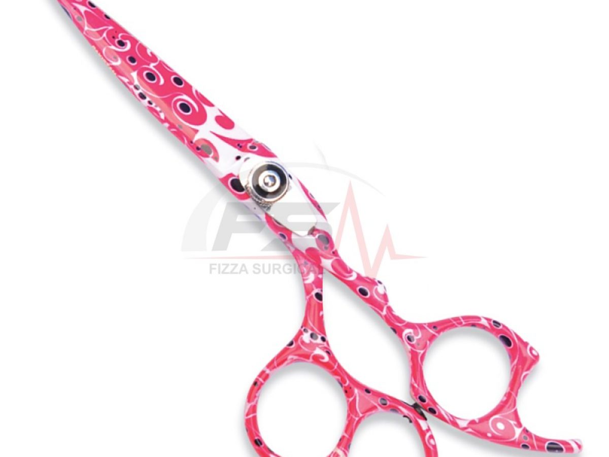 Barracuda Hair Scissors — Pink Embroidery Edition 1 Pink Color Embroidery Barracuda Hair Scissors