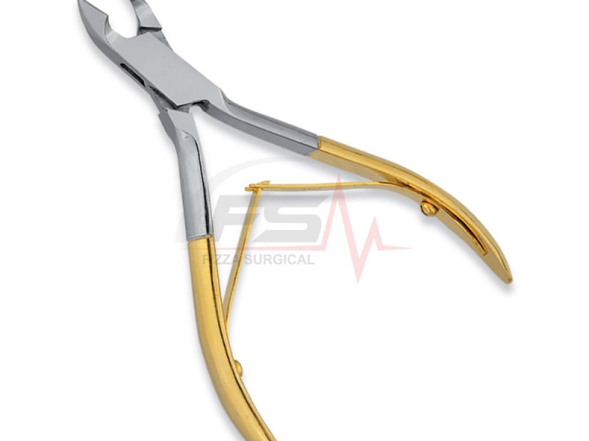 Cuticle Nippers With Gold Handle 1 Cuticle Nippers With Gold Handle