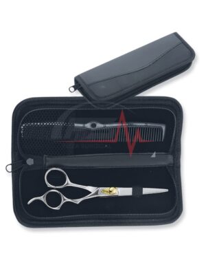 Hair Cutting Scissors Set with Hair Comb and Case