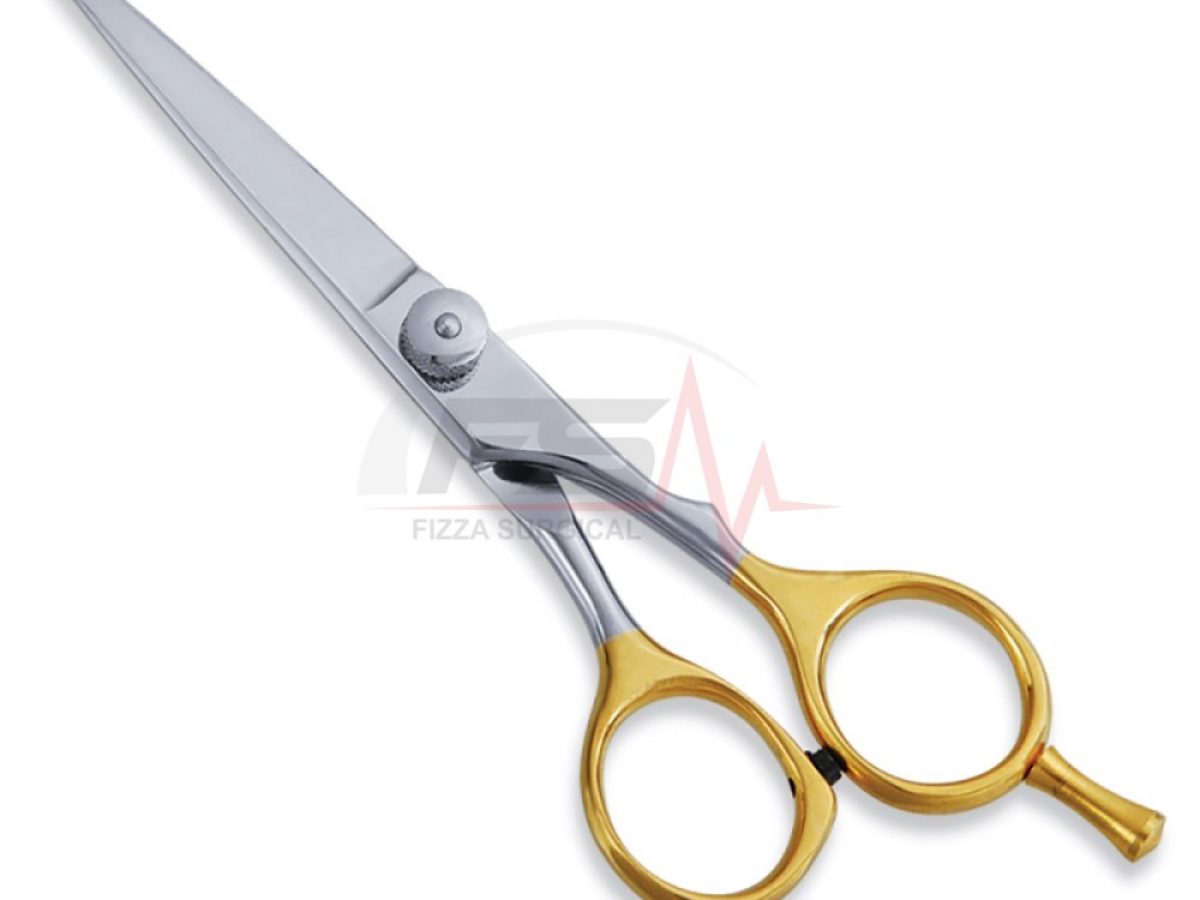 Barracuda Hair Scissors — Gold-Plated Ring Edition 1 Ring Gold Plated Barracuda Hair Scissors