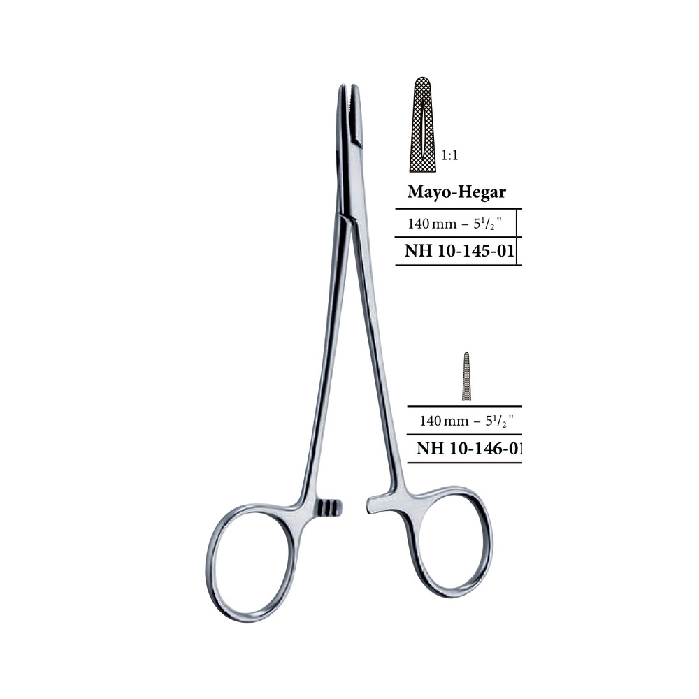 Mayo-Hegar Needle Holder 140mm (14cm) 1 NH 10-145-01-01