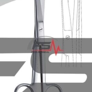 外科剪刀鈍 10.5cm 直