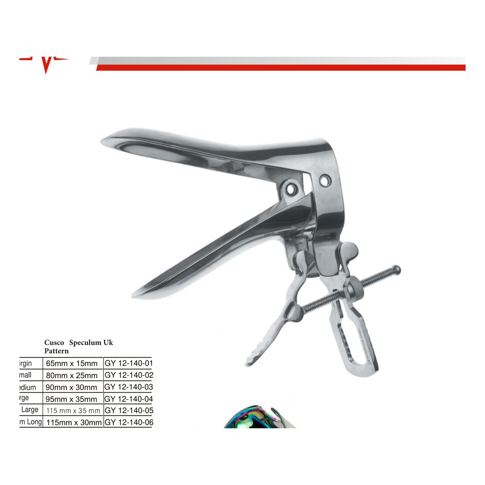 Disposable Cusco Vaginal Speculum All Sizes 1 GY 12-140-00 SU