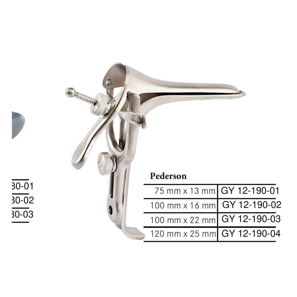 Pederson Speculum Large 120mm x 25mm 1 GY 12-190-04