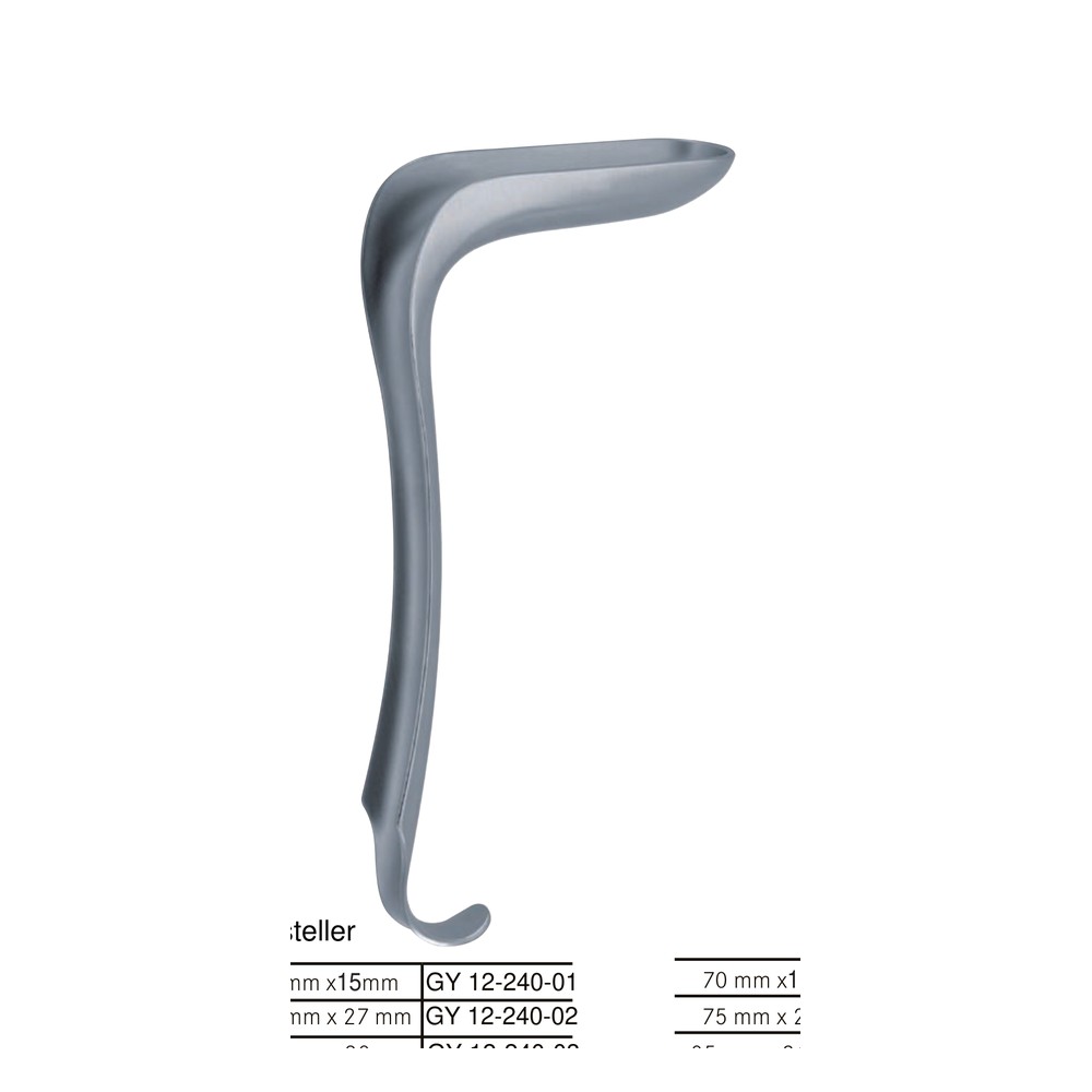 Kristeller Lower Blade 80mm x 30mm — Medium Posterior 1 GY 12-240-03