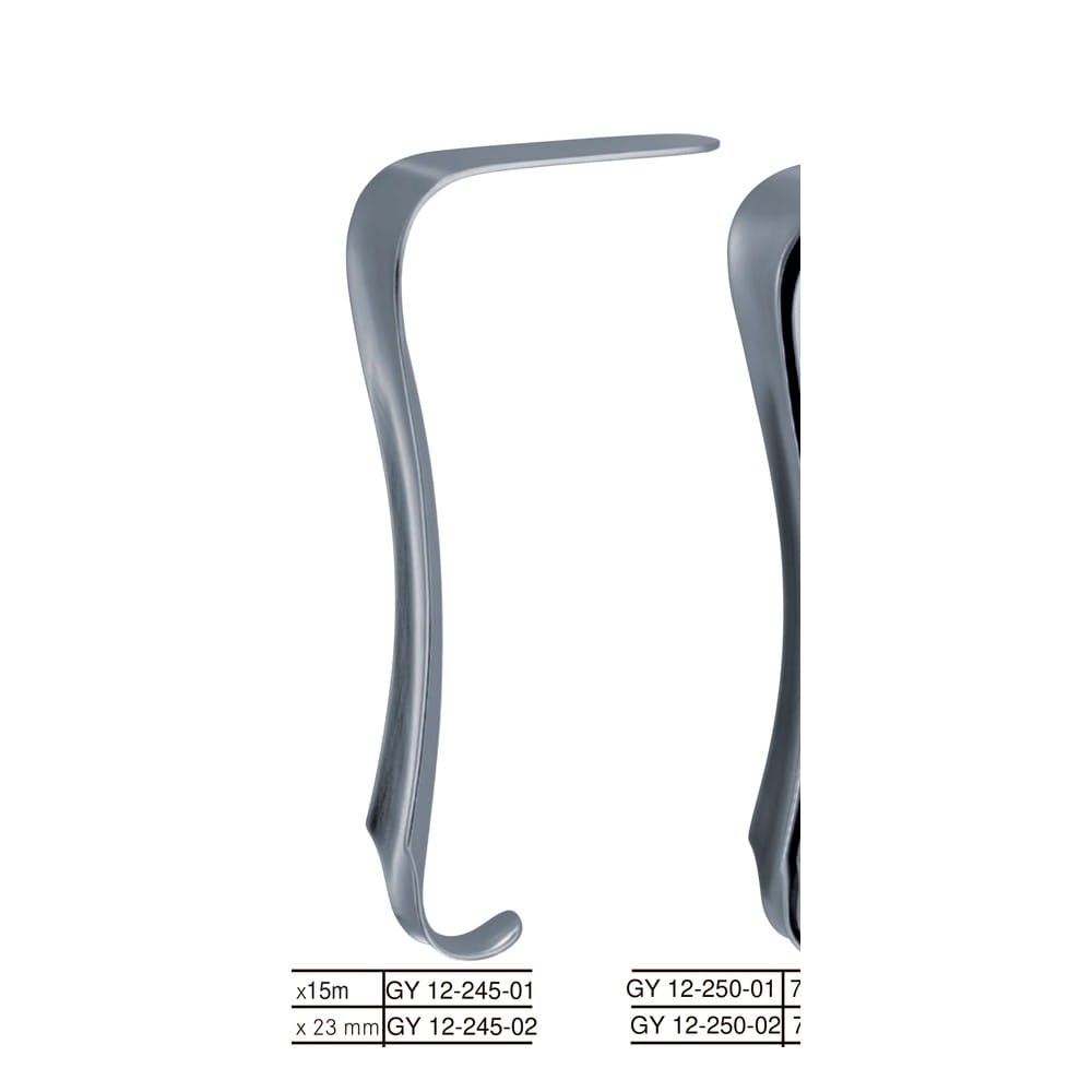 Kristeller Upper Blade 75mm x 23mm — Narrow Anterior 1 GY 12-245-02