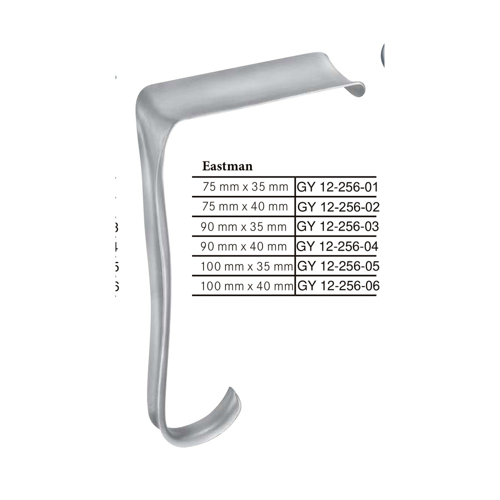 Eastman Vaginal Retractor 90mm x 40mm 1 GY 12-256-04
