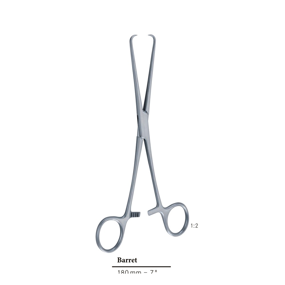 Barrett Uterine Tenaculum — 18 cm Variant 1 GY 12-370-01-01