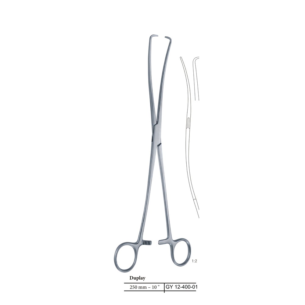 Duplay Uterine Tenaculum Forceps 1 GY 12-400-00
