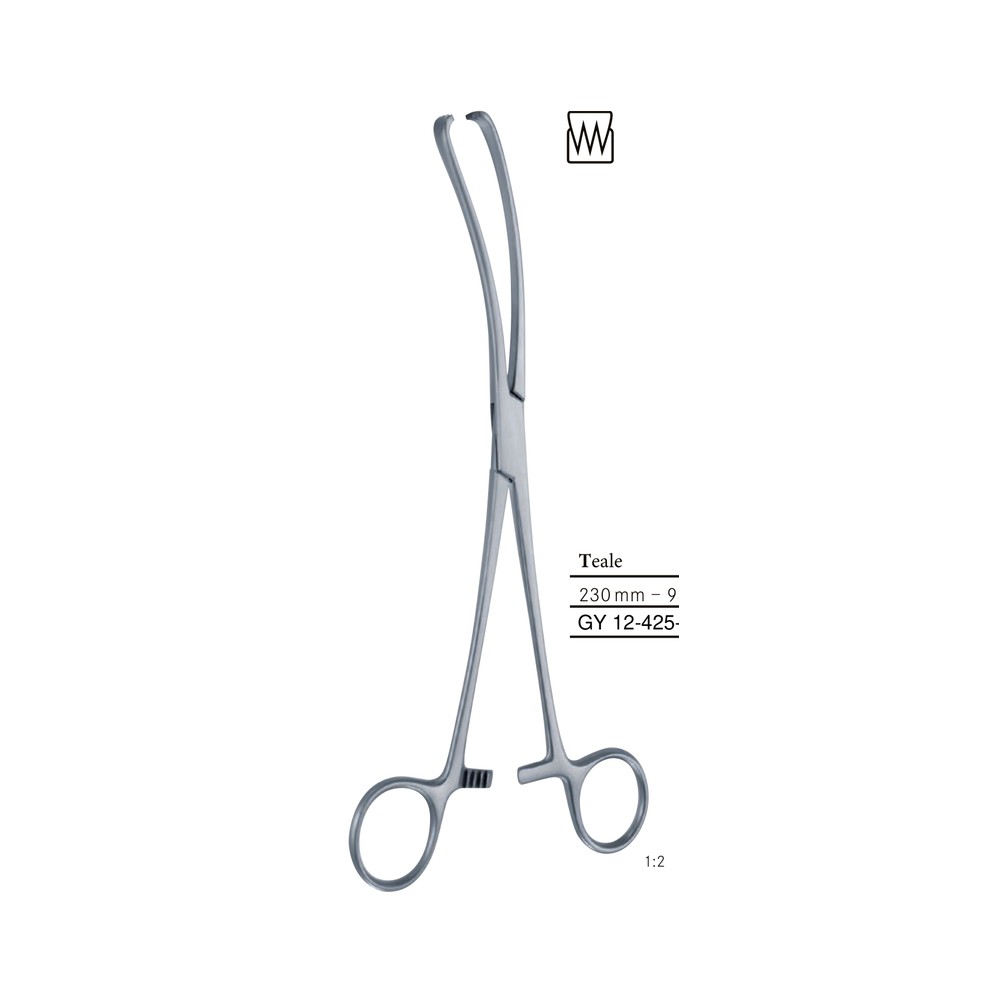 Teale Uterine Tenaculum — 230 mm (23 cm) 1 GY 12-425-01