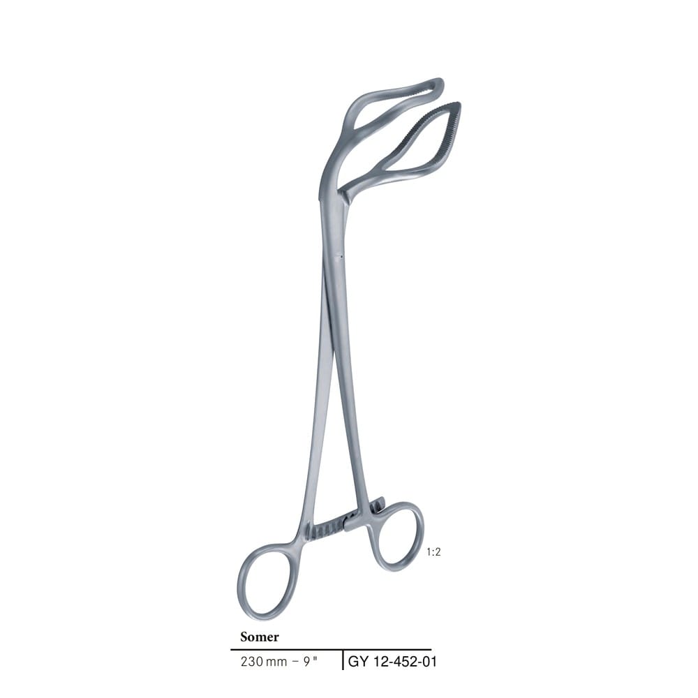 Collin Uterine Seizing Forceps — 250 mm (25 cm) 1 GY 12-460-01