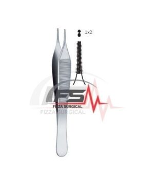 Adson Kocher Serrated Teeth 1x2 Tissue Forceps