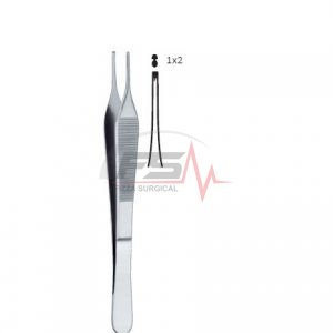 Adson-Micro Tissue Forceps Teeth 1x2 1 Adson-Micro Kocher Teeth 1x2 Tissue Forceps