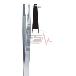 Bonney Tissue Forceps Teeth 2x3 1 Bonney Kocher Teeth 2x3 Tissue Forceps