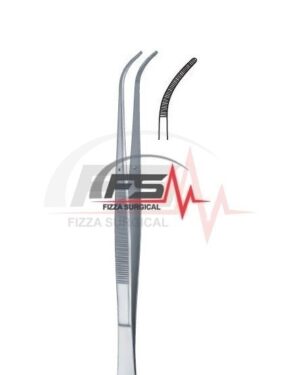 Brophy Curved 200mm Dressing Forceps