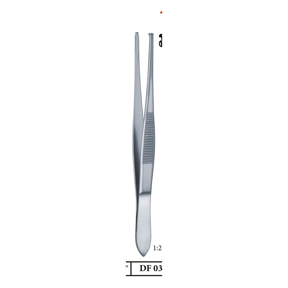 Stille Tissue Forceps Teeth 1x2 1 DF 03-120-00