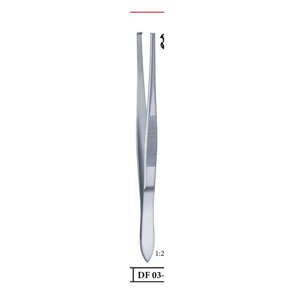 Stille Tissue Forceps Teeth 2x3 1 DF 03-121-00