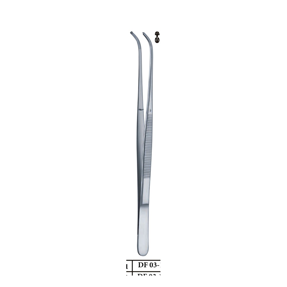 Potts-Smith Tissue Forceps Curved Teeth 1x2 1 DF 03-151-00