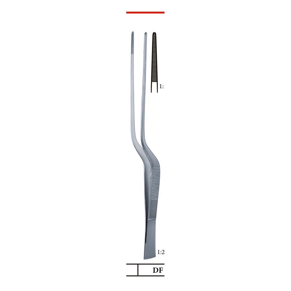 Taylor Dressing Forceps Bayonet — Mastoid and Skull-Base 1 DF 03-52-01-01