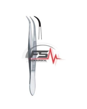 Gerieft Serrated Curved Fine Pattern Forceps