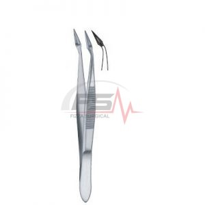 Hunter Curved Splinter Forceps — Angled Foreign Body 1 Hunter Curved Splinter Forceps