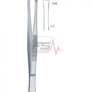 Lerche Tissue Forceps Teeth 5x6 1 Lerche Kocher Teeth 5x6 Tissue Forceps