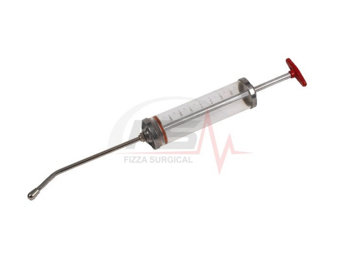 Metal drenching syringe 1 Metal drenching syringe