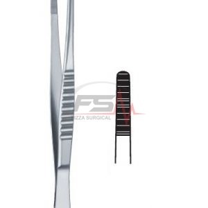 Modified USA Dressing Forceps 130mm — Open Inguinal Hernia 1 Modified USA 130mm Dressing Forceps