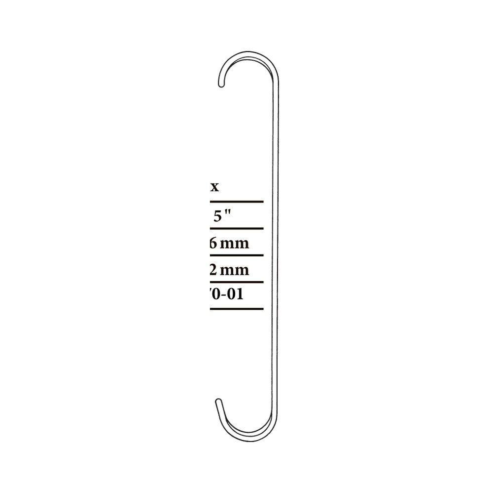 Baby-Roux 130mm Retractors 1 RT 11-570-01