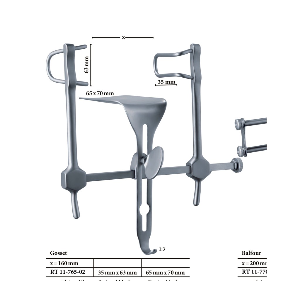 Balfour 20cm Abdominal Retractors (20.0 cm) 1 RT 11-770-01-01