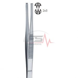 Standard Kocher Tissue Forceps 200mm (20cm) Teeth 2x3 1 Standard Kocher 200mm Teeth 2x3 Tissue Forceps