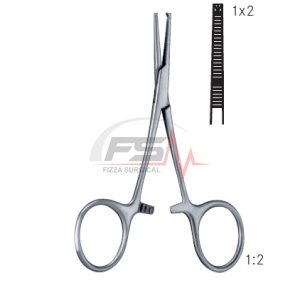 Terier-Kocher 1x2 Teeth Hemostatic Forceps 1 TERIER KOCHER TEETH 1x2 Hemostatic Forceps