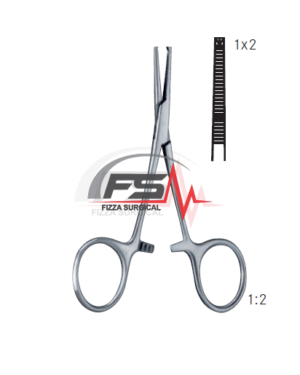 TERIER KOCHER TEETH 1x2 Hemostatic Forceps