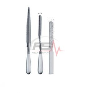 Bone File Flat Fine Cut 1 Halbrund - Bone Surgery