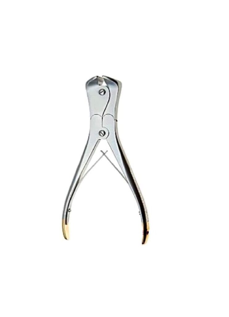 Wire Cutting Forceps Hard 2.2mm Soft 2.8mm 220mm 1 Wire Cutting Forceps For hard wires up to 2.2 mm , for soft wires up to 2.8 mm 220 mm – 8 3/4
