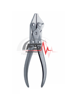 Flat nose plier parallel grip incorporated cutter for hard wires-Technical Forceps