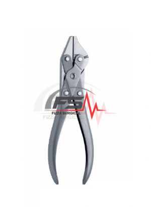 Flat nose plier parallel grip incorporated cutter for hard wires-Technical Forceps
