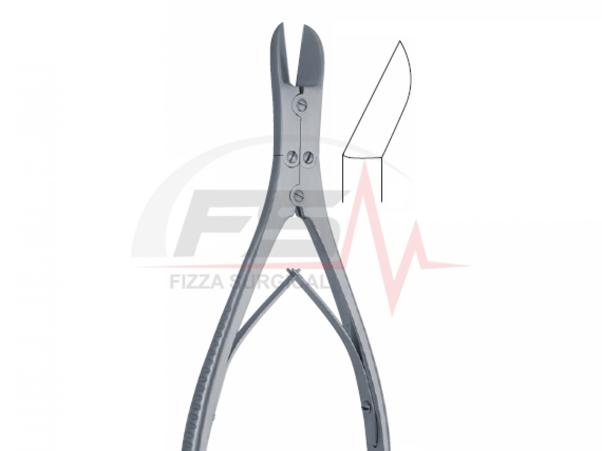 RUSKIN- LISTON 185mm 18.5cm 1 RUSKIN- LISTON 185 mm – 7 1/4 - Bone Cutting Forceps