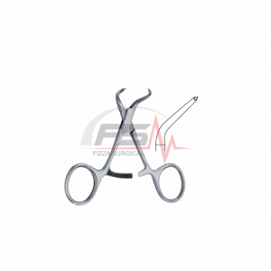 Reposition forceps with stepped tips 95mm 9.5cm 1 Reposition Forceps 95 mm – 3 3/4 - BONE SURGERY