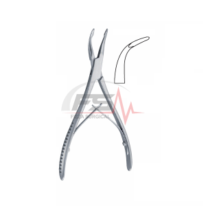 STELLEBRINK Strongly Curved 175mm 17.5cm 1 STELLBRINK strongly curved 175 mm – 7 - Bone Rongeurs