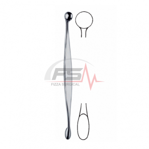 VOLKMANN round / oval 130mm 13cm 1 VOLKMANN 130 mm – 5 - Bone Curettes Double-Ended