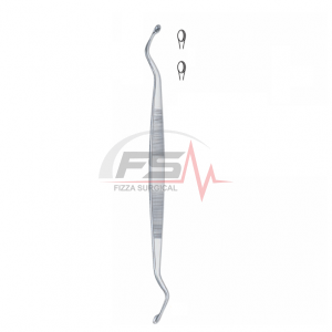 WILLIGER 155mm 15.5cm 1 WILLIGER 155 mm – 6 - Bone Curettes Double-Ended