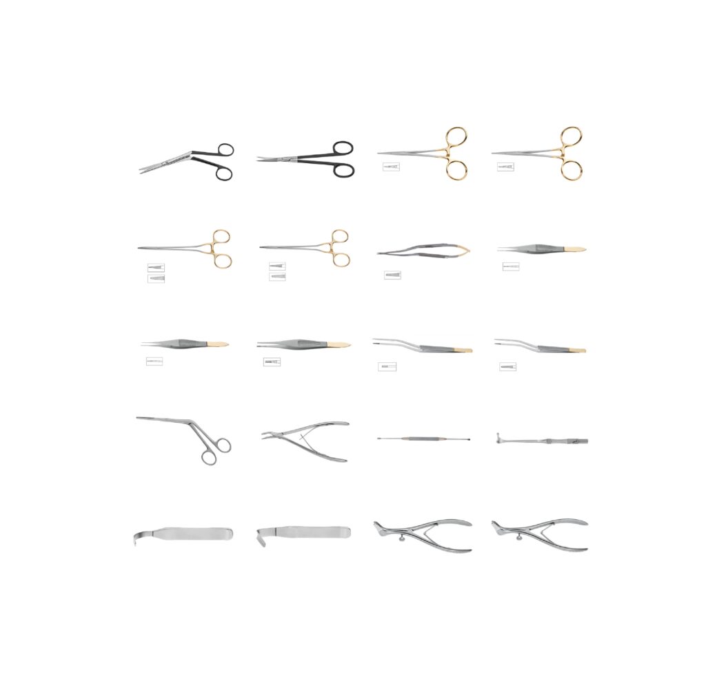 Tebbetts Rhinoplasty Set (Reusable Rhinoplasty Instruments)
