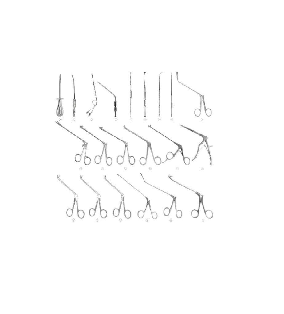 Fess Instruments Complete Set of Sinus Surgery Instruments 1 Fess Instruments Complete Set of Sinus Surgery Instruments