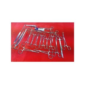 90 PCS CANINE + FELINE SPAY PACK VETERINARY SURGICAL INSTRUMENTS