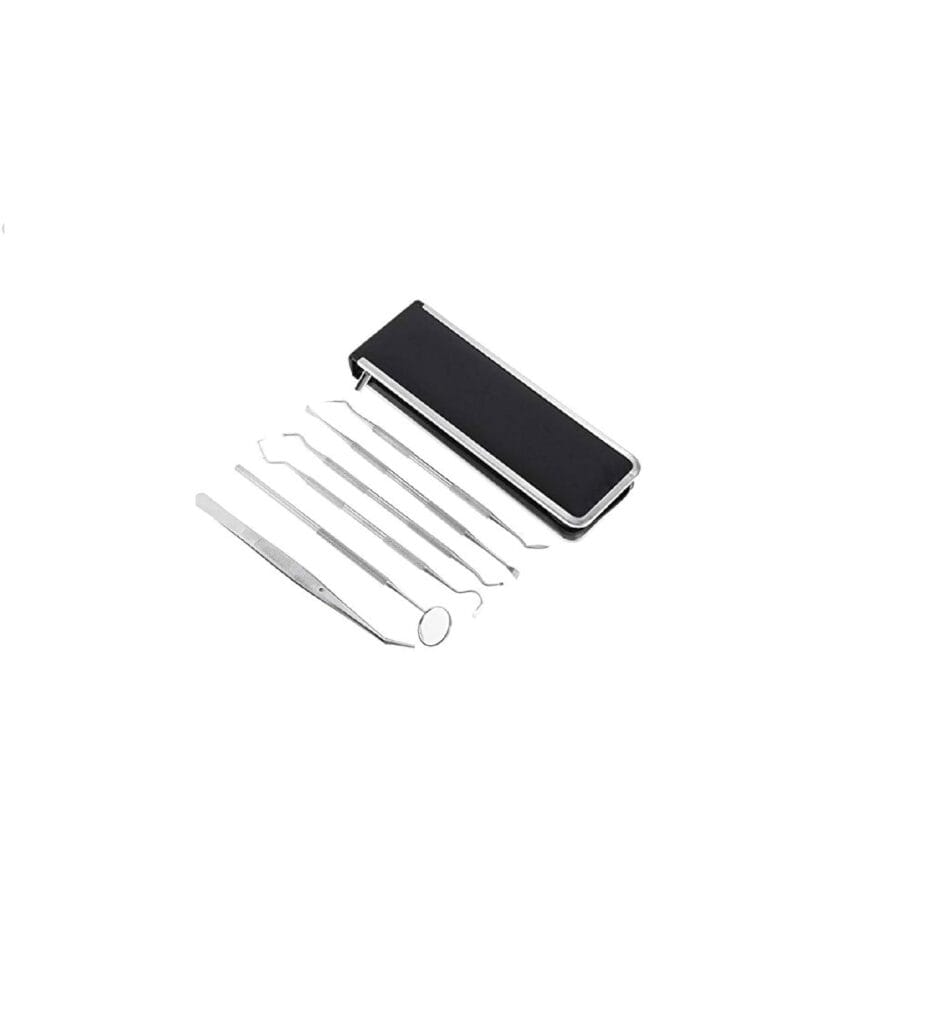 6pcs Stainless Steel Dentist Teeth Clean Hygiene Dental Tool Pick Probe Kit Set 1 6pcs Stainless Steel Dentist Teeth Clean Hygiene Dental Tool Pick Probe Kit Set