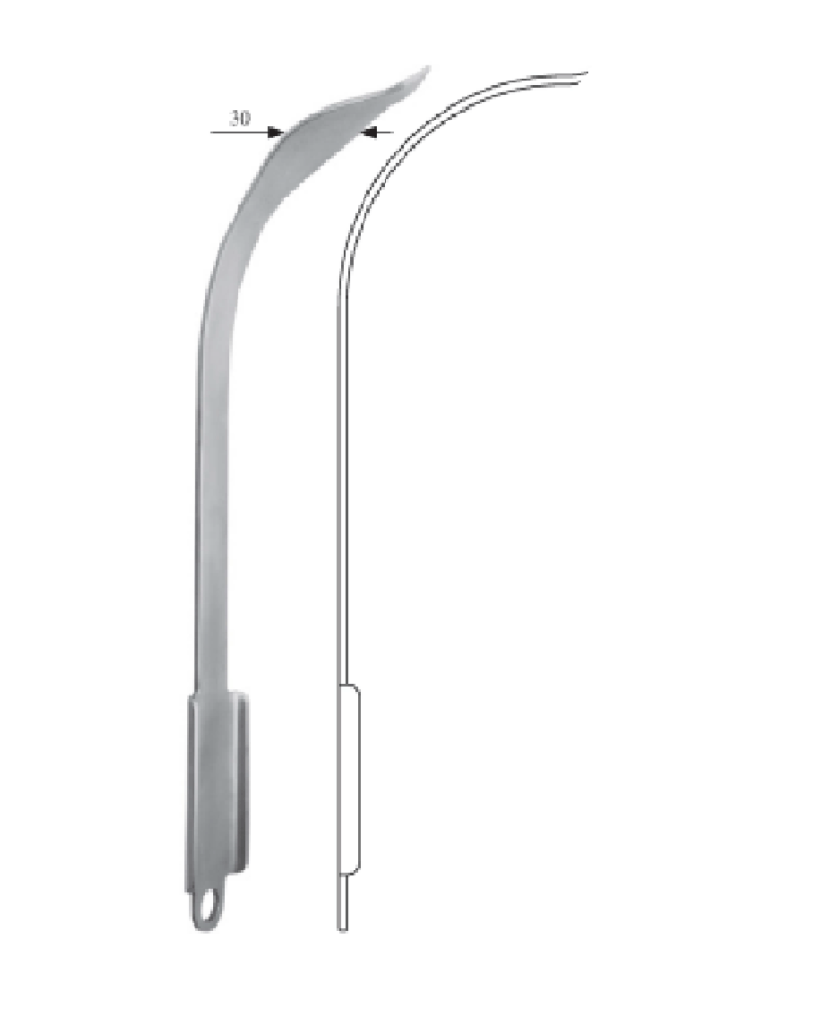 Bone Lever Wide 340mm 1 340mm 34cm BONE SURGERY - Bone levers