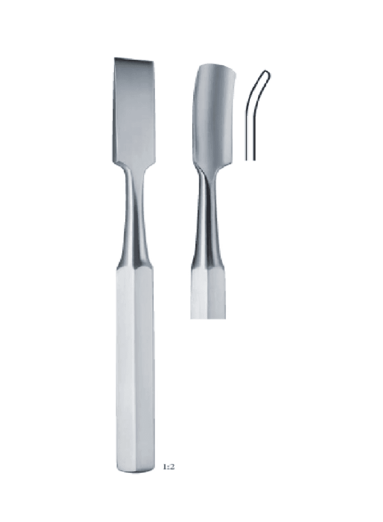 Hibbs Bone Gouge 32mm x 240mm 1 HIBBS x =32 mm 240mm 24cm BONE SURGERY- BONE CHISELS AND GOUGES