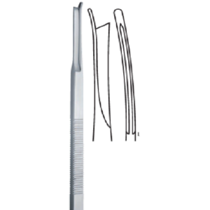 SILVER right 180mm 18cm BONE SURGERY - Chisels, Osteotomes for Rhinoplastic
