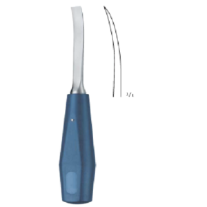 x =20 mm,Chisels, curved 200mm 20cm BONE SURGERY- BONE CHISELS AND GOUGES